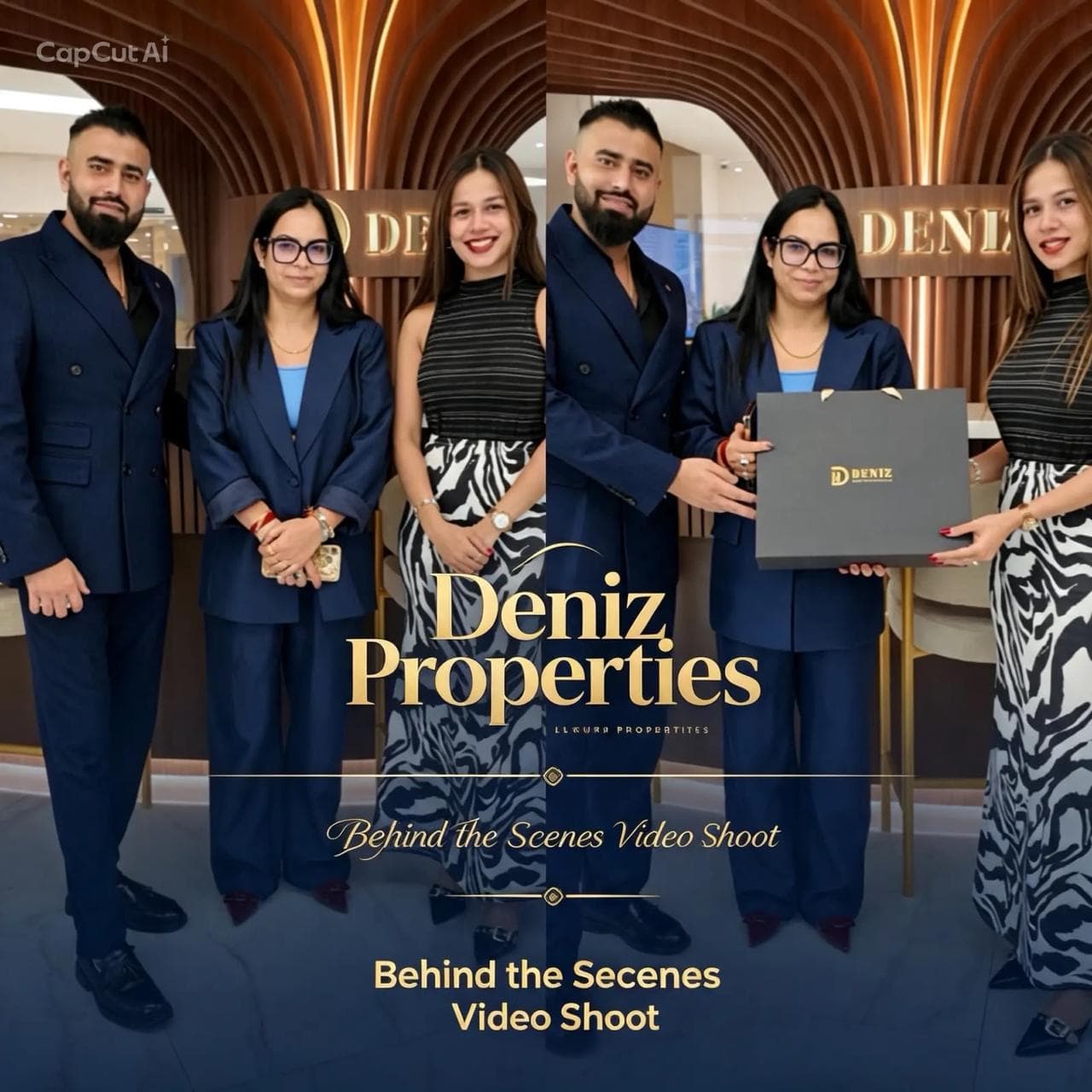 Behind-the-scenes video shoot with Deniz Properties and First Key International